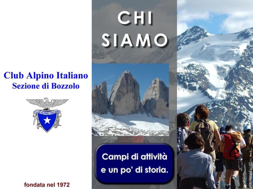 Presentazione Associazione